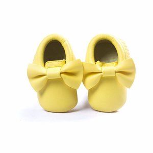 Baby Girl Tassel Soft Soled Non-slip Crib Shoes Moccasins First Walkers